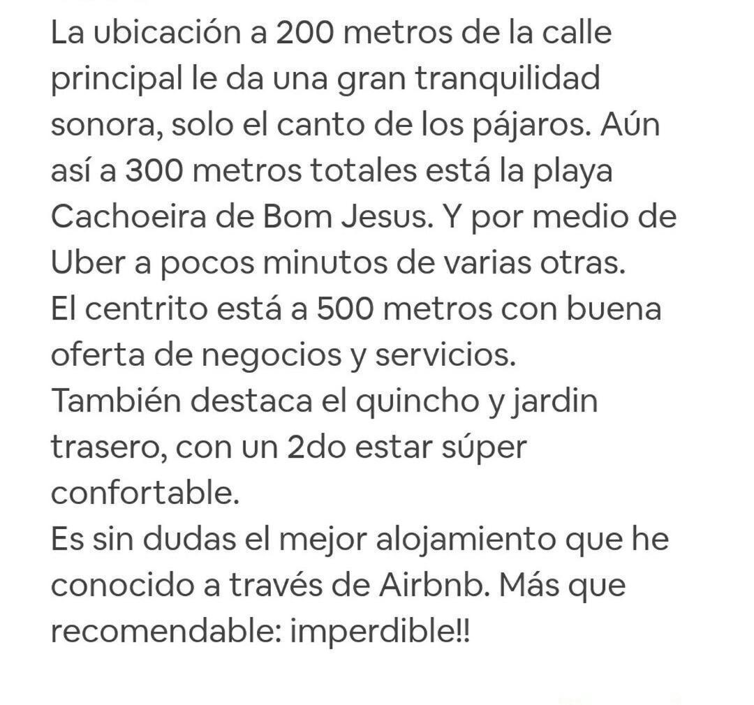 Casa de férias Aconchegante Casa A Poucos Metros Da Da Cachoeira - Norte Da Ilha Florianopolis